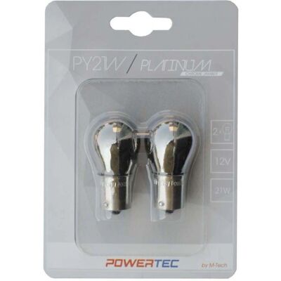 Lâmpada para Carro M-Tech - PY21W 12V 21W - 2 Peças Lâmpada para Carro M-Tech - PY21W 12V 21W - 2 Peças