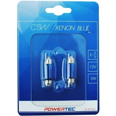 Bombilla de Xenón para Automóvil M-Tech Ptzxb33-02B - 5W 12V Azul Bombilla de Xenón para Automóvil M-Tech Ptzxb33-02B - 5W 12V Azul