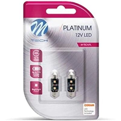 Lâmpada LED M-Tech C5W 450LM 12V - Lâmpada LED Lâmpada LED M-Tech C5W 450LM 12V - Lâmpada LED