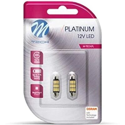 M-Tech Lâmpada LED C5W 450LM 12V - Lâmpada LED M-Tech Lâmpada LED C5W 450LM 12V - Lâmpada LED