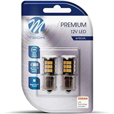 M-Tech T4W LED-pære - Hvit - 12 V M-Tech T4W LED-pære - Hvit - 12 V