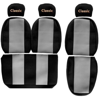 F-CORE PS03 GRAY Car Seat Cover - Classic Textile F-CORE PS03 GRAY Car Seat Cover - Classic Textile