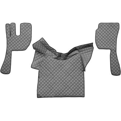 F-CORE Eco-Leder FL02 Gray - Autositzmatten F-CORE Eco-Leder FL02 Gray - Autositzmatten