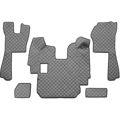 Tapis de sol F-CORE FL11 Gris - Éco-cuir, Universel, Durable Tapis de sol F-CORE FL11 Gris - Éco-cuir, Universel, Durable