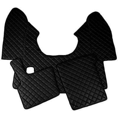 F-CORE FL17 BLACK Alfombra para coche - Cuero ecológico, Universal F-CORE FL17 BLACK Alfombra para coche - Cuero ecológico, Universal