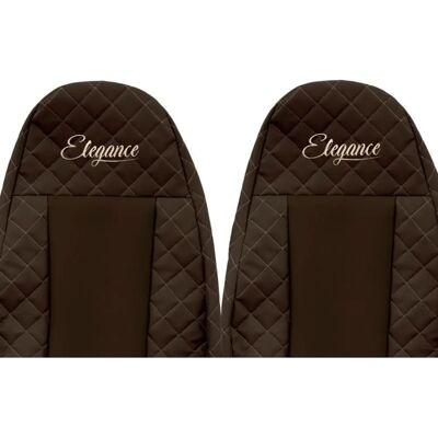 F-CORE FX01 Housse de Siège Marron - Faux Cuir Élégant F-CORE FX01 Housse de Siège Marron - Faux Cuir Élégant