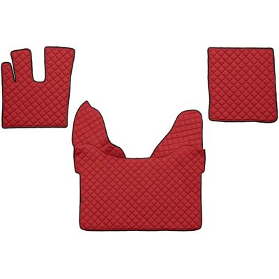 F-CORE FL25 RED Auton matto - Väärennysnahka F-CORE FL25 RED Auton matto - Väärennysnahka