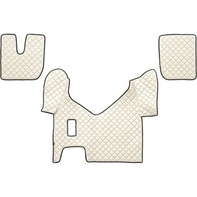 F-CORE FL28 CHAMP Car Floor Mats - Ivory White F-CORE FL28 CHAMP Car Floor Mats - Ivory White