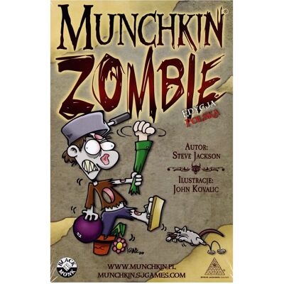 Munchkin Zombie MONK - Schwarz - Zombie-Thema - Kartenspiel Munchkin Zombie MONK - Schwarz - Zombie-Thema - Kartenspiel