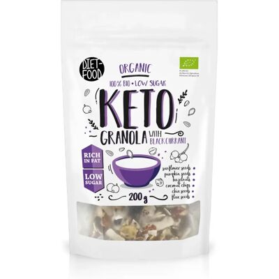 Diet Food Bio Keto Müsli - Bio Johannisbeere, Glutenfrei, Vegan Diet Food Bio Keto Müsli - Bio Johannisbeere, Glutenfrei, Vegan