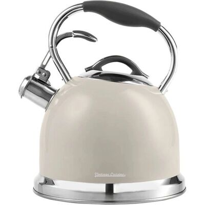 Hervidor vintage cuisine con silbato - crema Hervidor vintage cuisine con silbato - crema