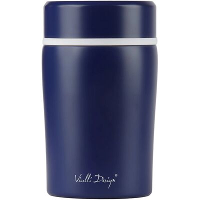 Vialli Design Termos - Granatowy - 500ml Pojemnik na jedzenie Vialli Design Termos - Granatowy - 500ml Pojemnik na jedzenie