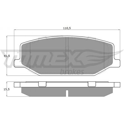 TOMEX Brakes TX 19-36 - Plaquettes de frein - Publicité TOMEX Brakes TX 19-36 - Plaquettes de frein - Publicité