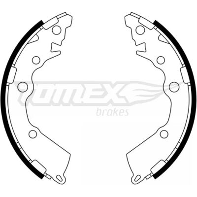 TOMEX Remvoeten TX 23-18 Achteras - Remmen TOMEX Remvoeten TX 23-18 Achteras - Remmen