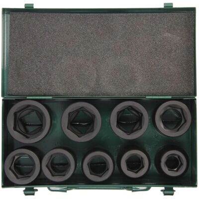 Conjunto de soquetes de impacto HANS - Caminhões 22-41mm - Curto Conjunto de soquetes de impacto HANS - Caminhões 22-41mm - Curto