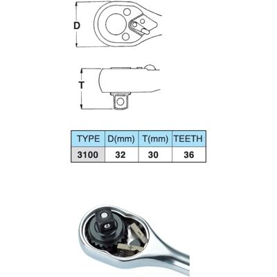 Chave de catraca Hans 3/8" com liberação rápida - Chave de catraca Chave de catraca Hans 3/8" com liberação rápida - Chave de catraca