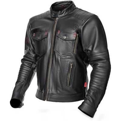 Jaqueta de couro para moto Adrenaline Boston ADR03022010 - 2XS Jaqueta de couro para moto Adrenaline Boston ADR03022010 - 2XS