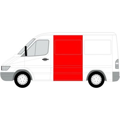 Pannello di riparazione sinistro BLIC Mercedes-Benz Sprinter VW LT Pannello di riparazione sinistro BLIC Mercedes-Benz Sprinter VW LT