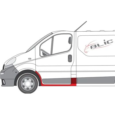 Blic Malli 6505-06-6061053P - Vasen ovenpaneeli Blic Malli 6505-06-6061053P - Vasen ovenpaneeli