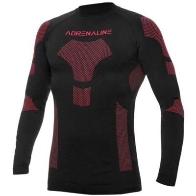 Camiseta de Manga Longa Preta para Motocicleta Adrenaline A11281910 - T-Shirt Camiseta de Manga Longa Preta para Motocicleta Adrenaline A11281910 - T-Shirt