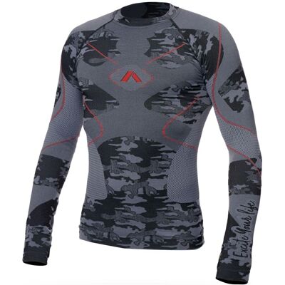 Camiseta de motociclista de manga longa Adrenaline A11321930 - T-Shirt Camiseta de motociclista de manga longa Adrenaline A11321930 - T-Shirt