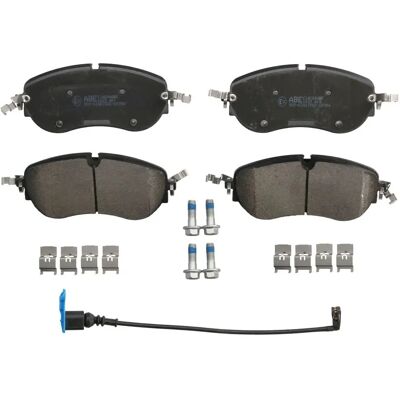 Set bromsbelägg ABE - Skivbromssystem - Elektrisk slitagemätare - 4 bromsbelägg Set bromsbelägg ABE - Skivbromssystem - Elektrisk slitagemätare - 4 bromsbelägg