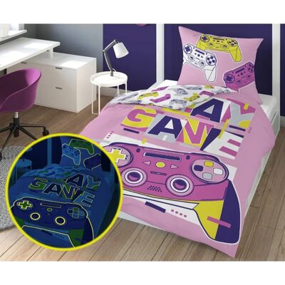 Detexpol - Różowy Pad - Pink 160x200 cm - 2 szt. - Bedding set Detexpol - Różowy Pad - Pink 160x200 cm - 2 szt. - Bedding set