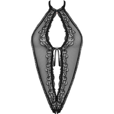 Obsessive Musta Lingerie - S/M - Avoin Teddy Obsessive Musta Lingerie - S/M - Avoin Teddy