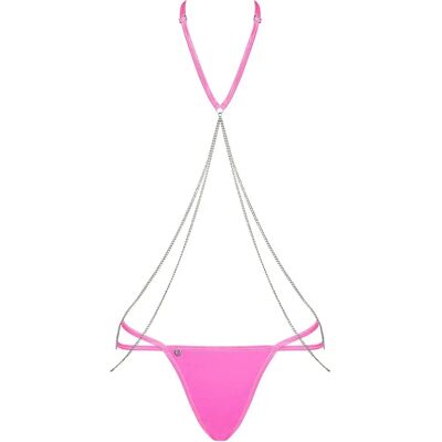 Ensemble rose Chainty L/XL - Lingerie Ensemble rose Chainty L/XL - Lingerie