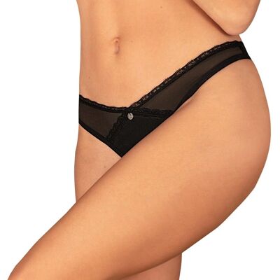 Lingerie T-Back noire Obsessive Lingerie T-Back noire Obsessive