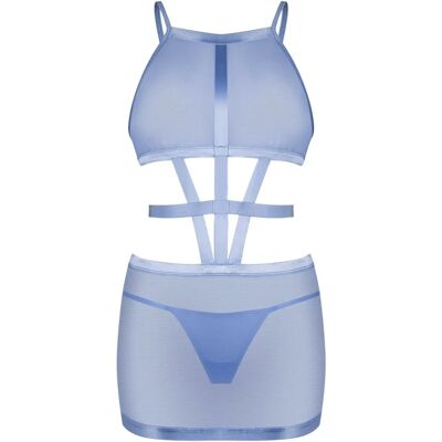 Obsessive - Ensemble de Lingerie Shaderi Freedom - Bleu Obsessive - Ensemble de Lingerie Shaderi Freedom - Bleu