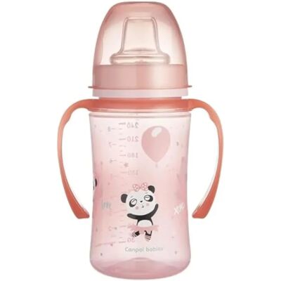 Canpol babies Exotic Animals Pink Trainingsbecher - Training Cup Canpol babies Exotic Animals Pink Trainingsbecher - Training Cup