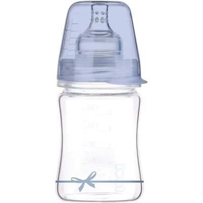 LOVI Szklany Butelka Baby Shower Chłopiec - 150 ml LOVI Szklany Butelka Baby Shower Chłopiec - 150 ml