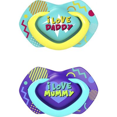 Canpol Babies - Neon Love C - Blau - Silikon - Schnuller Canpol Babies - Neon Love C - Blau - Silikon - Schnuller