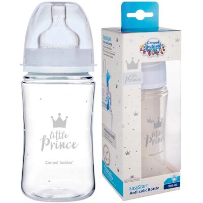 Canpol Babies Royal Baby Flasche 3m+ Blau 240ml Canpol Babies Royal Baby Flasche 3m+ Blau 240ml
