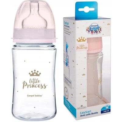 Canpol babies Royal Baby Biberon Rosa 240 ml Canpol babies Royal Baby Biberon Rosa 240 ml