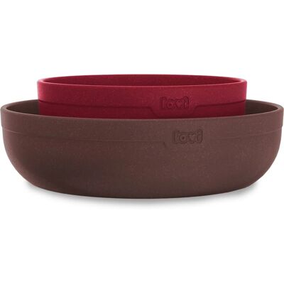 Lovi Cuencos Tamarillo - Juego de 2 para niños Lovi Cuencos Tamarillo - Juego de 2 para niños