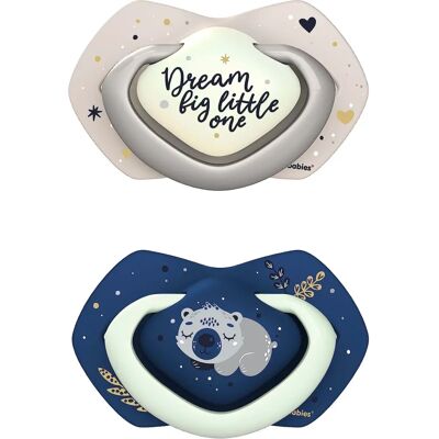 Canpol babies Koala Addormentato Succhietto - Silicone Simmetrico 18m+ Blu Canpol babies Koala Addormentato Succhietto - Silicone Simmetrico 18m+ Blu