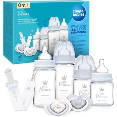 Canpol babies Royal Baby Set Niebieski - Zestaw do opieki nad noworodkiem Canpol babies Royal Baby Set Niebieski - Zestaw do opieki nad noworodkiem