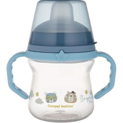 Canpol babies Blau FirstCup - 150 ml Baby-Becher mit Griffen Canpol babies Blau FirstCup - 150 ml Baby-Becher mit Griffen