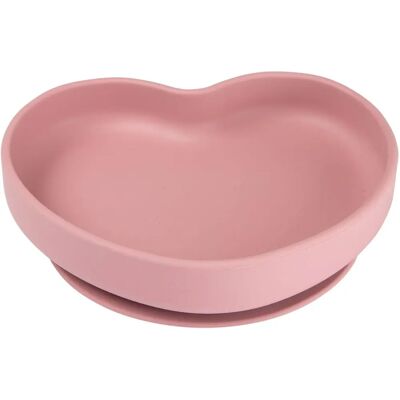 Assiette en Silicone Rose Cœur - Vaisselle Bébé Canpol - Publicité Assiette en Silicone Rose Cœur - Vaisselle Bébé Canpol - Publicité