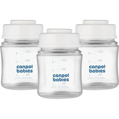 Sada lahviček Canpol babies 120ml - Uskladnění mateřského mléka Sada lahviček Canpol babies 120ml - Uskladnění mateřského mléka