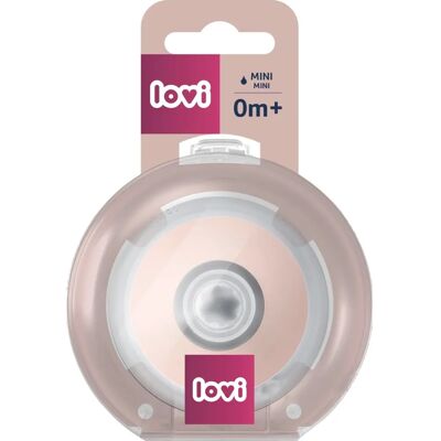 LOVI Mammafeel Dynamic Teat - Sticla - 0m+ MINI LOVI Mammafeel Dynamic Teat - Sticla - 0m+ MINI