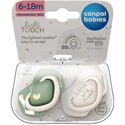 Canpol babies GOOSE tétine - sucettes, 6-18m, 2 pcs - Publicité Canpol babies GOOSE tétine - sucettes, 6-18m, 2 pcs - Publicité