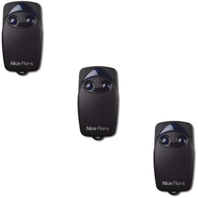 Pack de 3 télécommandes NICE FLO2R-S - Portail & Garage - Publicité Pack de 3 télécommandes NICE FLO2R-S - Portail & Garage - Publicité