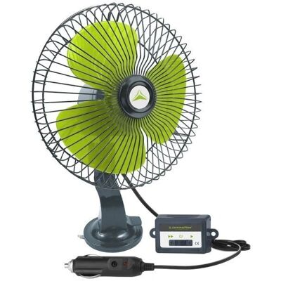 Carmotion Polska sp. z o.o. Obrotowy wentylator - 12V/21W - 20cm - Montowany na przyssawkę Carmotion Polska sp. z o.o. Obrotowy wentylator - 12V/21W - 20cm - Montowany na przyssawkę