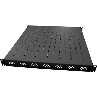 Apranet Variplain - 19-Zoll Regal - Schwarz - 80kg Tragfähigkeit Apranet Variplain - 19-Zoll Regal - Schwarz - 80kg Tragfähigkeit
