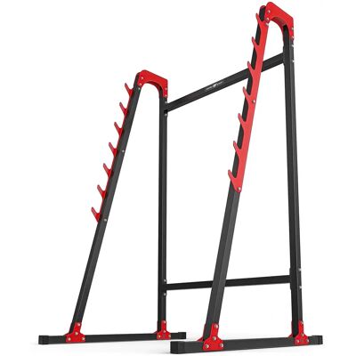 Support à poids multi-niveaux Marbo Sport - Noir/Rouge - Type de poids Support à poids multi-niveaux Marbo Sport - Noir/Rouge - Type de poids