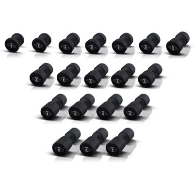 Marbo Sport - Hantla stalowa gumowana 22,5 kg czarny mat - Dumbbell Marbo Sport - Hantla stalowa gumowana 22,5 kg czarny mat - Dumbbell