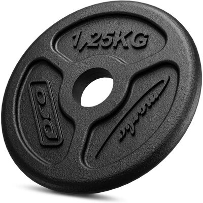 Marbo Sport Železné kotouče 1,25 kg Slim - Činka Marbo Sport Železné kotouče 1,25 kg Slim - Činka